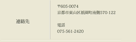連絡先